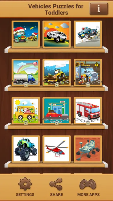 Capturas de tela do Vehicles Jigsaw Puzzles For Toddlers And Kids Free