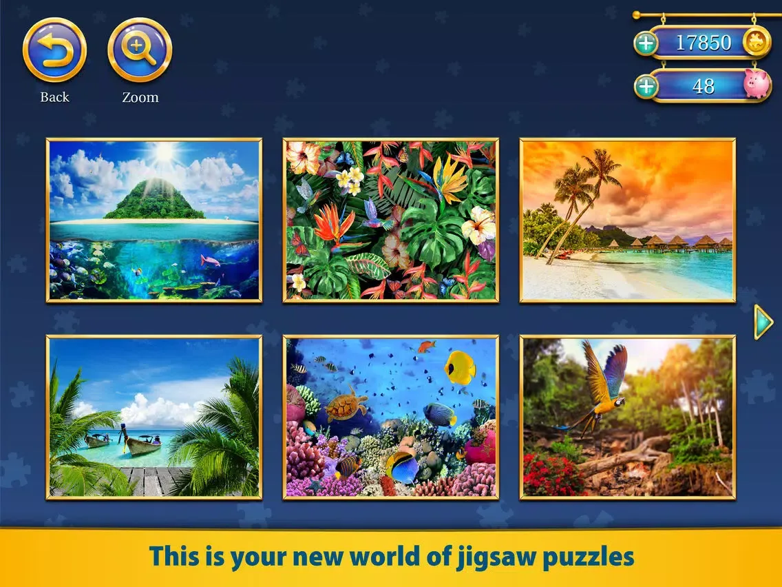 Capturas de tela do Jigsaw Puzzles Craft iPad 