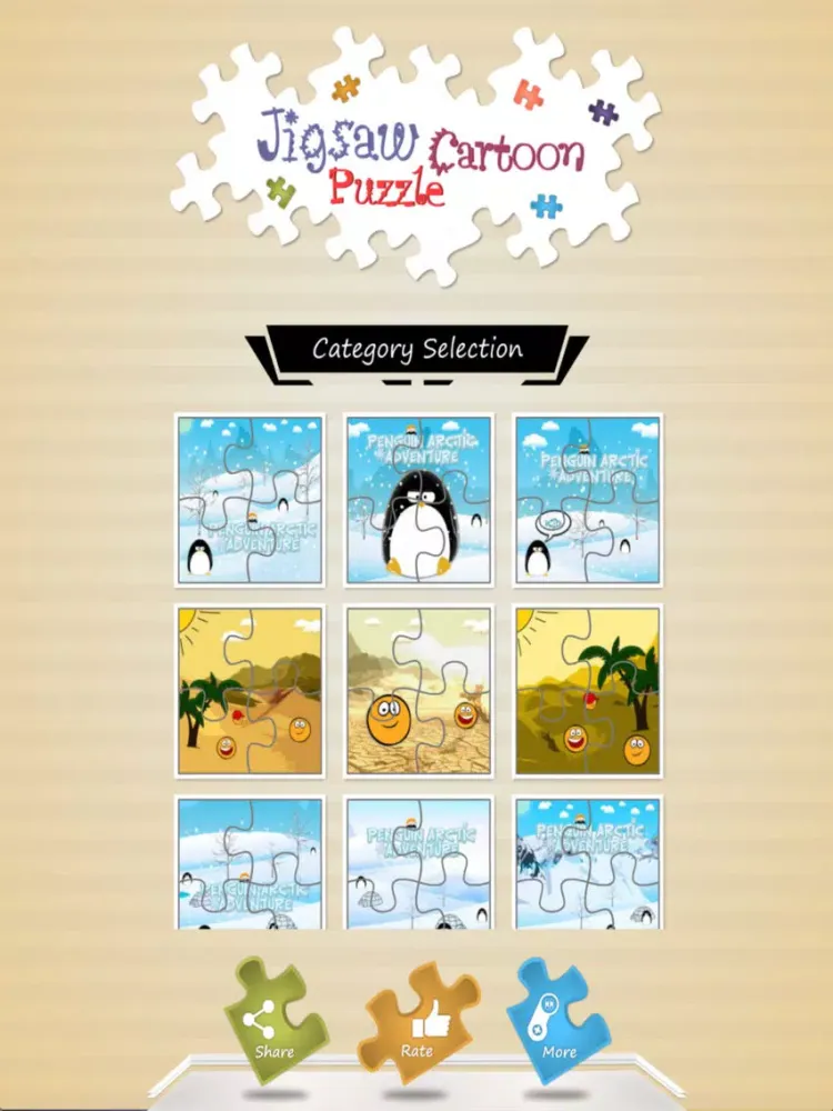 Jigsaw Puzzle Game Cartoon iPad  سکرین شاٹس