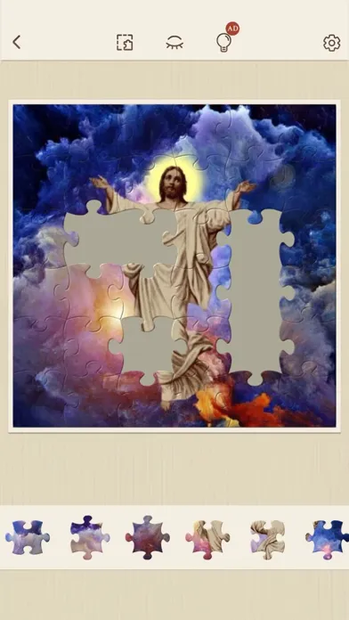Tangkapan skrin Bible Jigsaw Puzzles