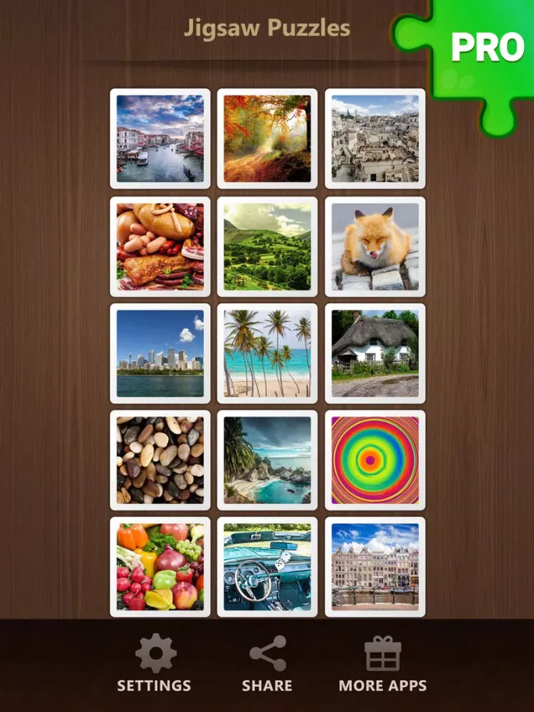 Captures d'écran de Jigsaw Puzzles PRO: Amazing Brain Training Jigsaws iPad 