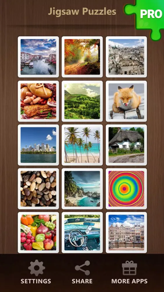 Captures d'écran de Jigsaw Puzzles PRO: Amazing Brain Training Jigsaws