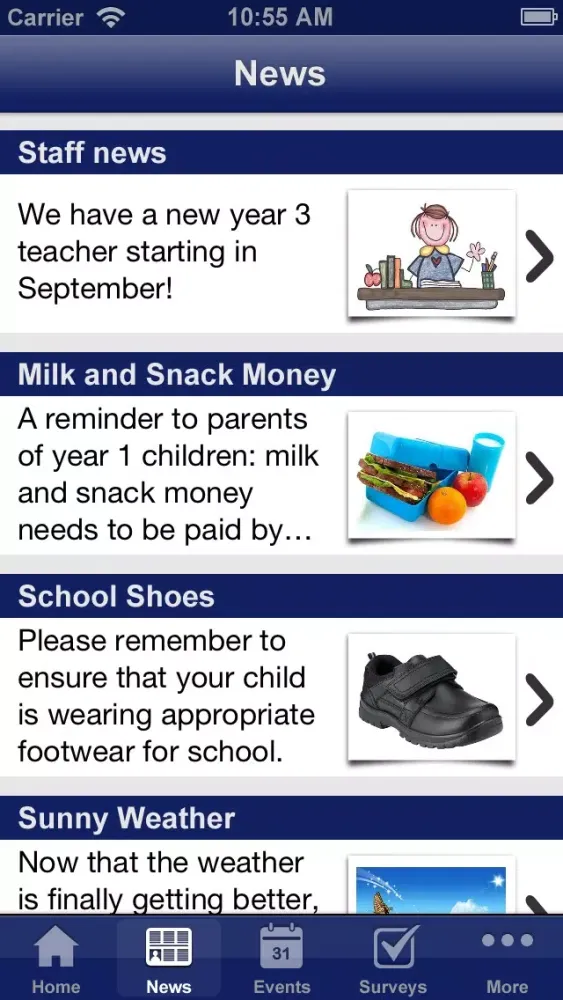 Ảnh chụp màn hình của Churchfield CofE (VA) Primary School