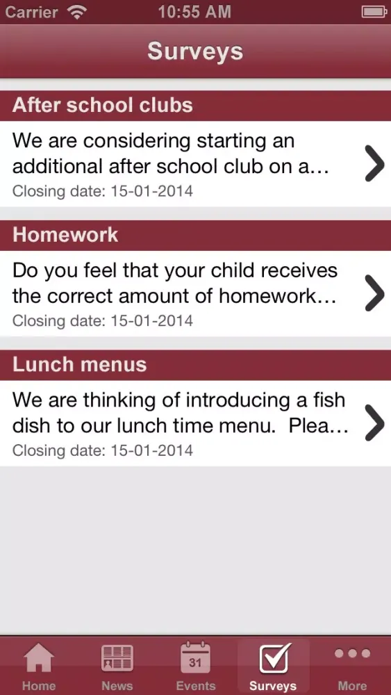 Screenshot di Nicholas Chamberlaine School