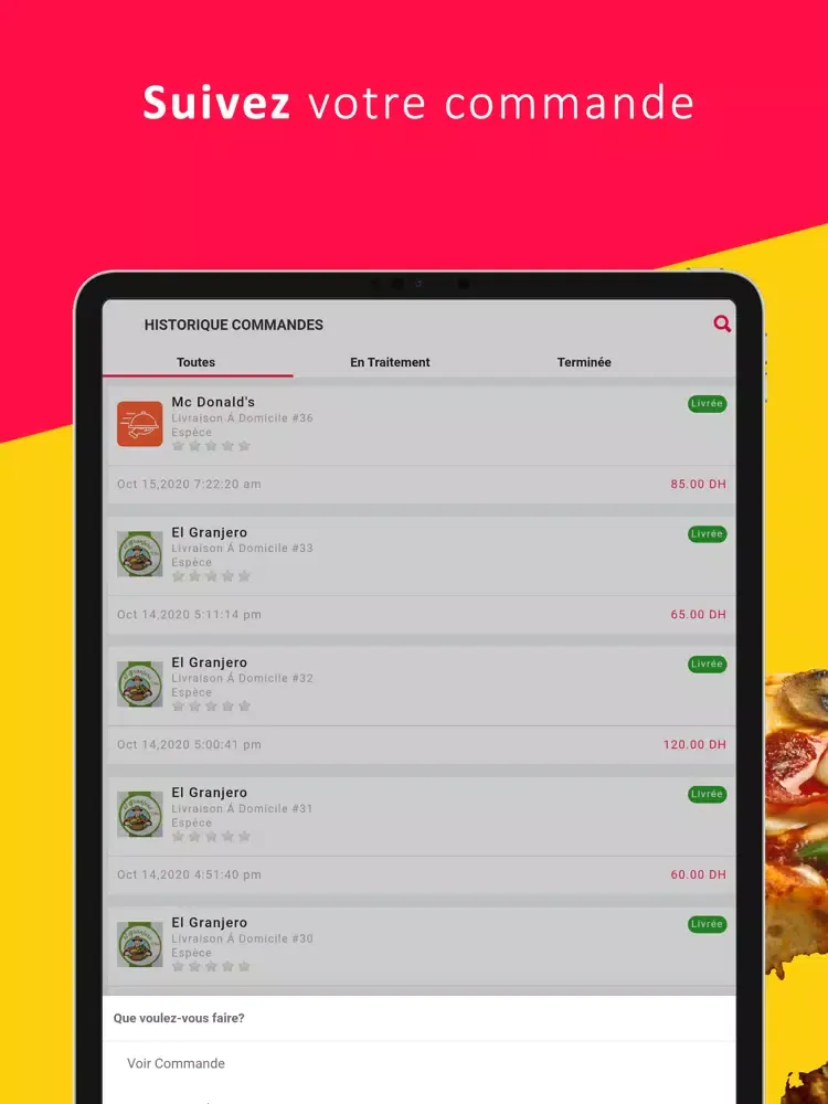 Capturas de tela do Jiib - Delivery App iPad 