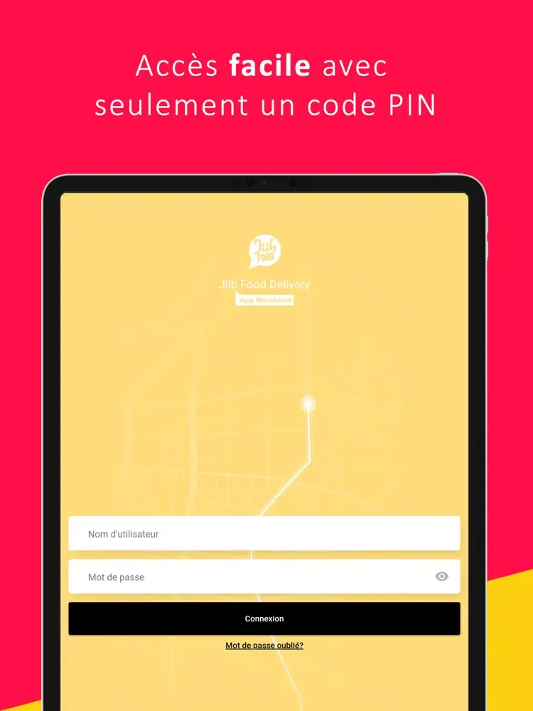Jiib Food - Marchand iPad  سکرین شاٹس
