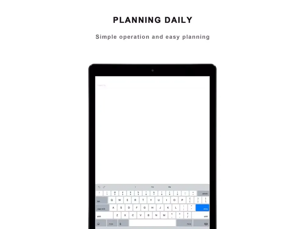 Focus-Minimalist Memo list iPad  স্ক্রিনশট