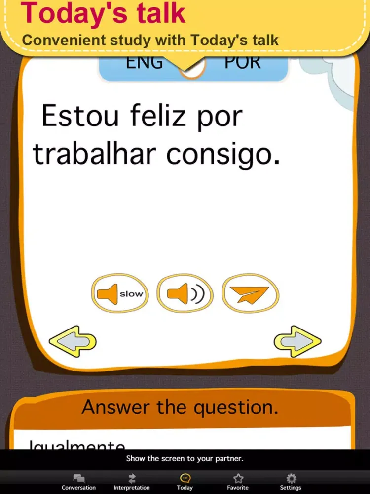 Capturas de pantalla de Conversation master [14 Lang] iPad 