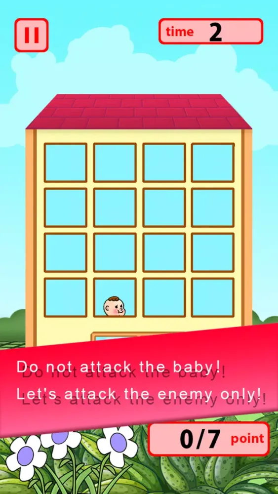 Capturas de tela do Baby Hit