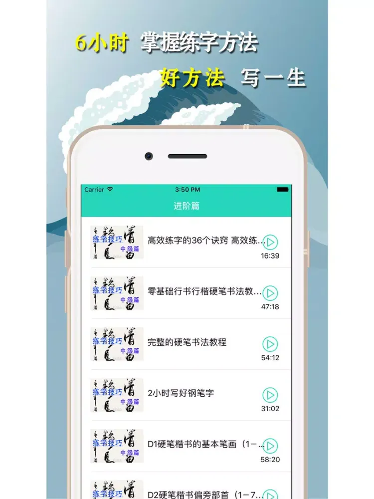 钢笔字速成技巧-练字临帖书法必备 iPad  سکرین شاٹس