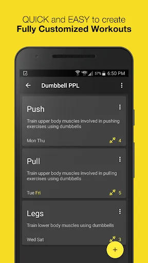 Capturas de pantalla de WORKIT Workout Tracker Gym Log