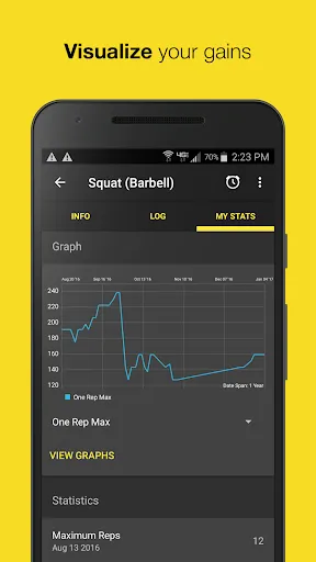 Capturas de pantalla de WORKIT Workout Tracker Gym Log