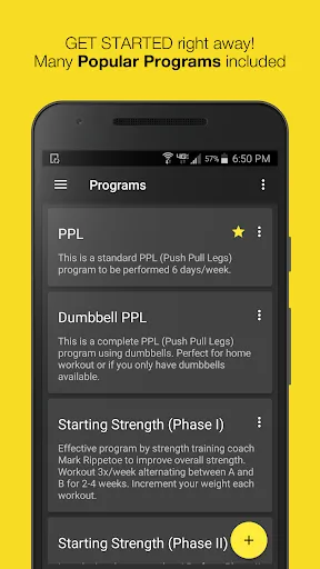 Capturas de pantalla de WORKIT Workout Tracker Gym Log