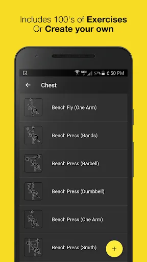 Capturas de pantalla de WORKIT Workout Tracker Gym Log