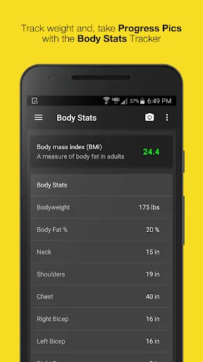 Capturas de pantalla de WORKIT Workout Tracker Gym Log