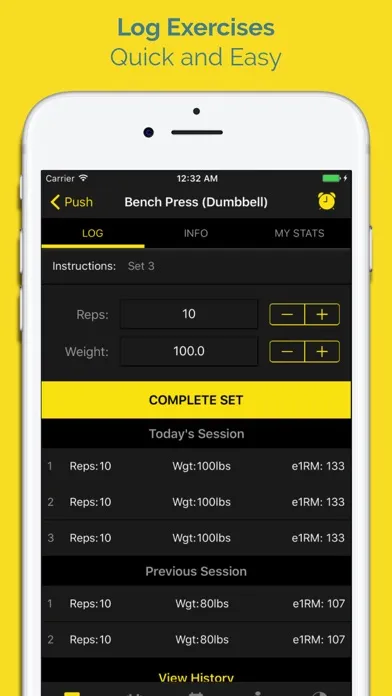 Ảnh chụp màn hình của WORKIT - Workout Tracker