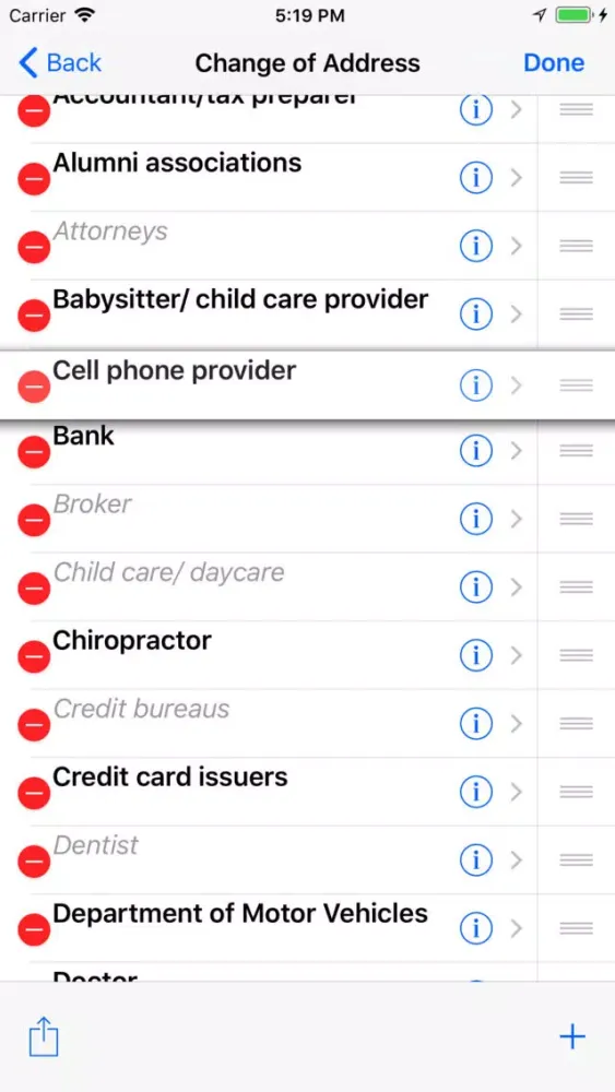 Capturas de pantalla de Moving Checklist Pro