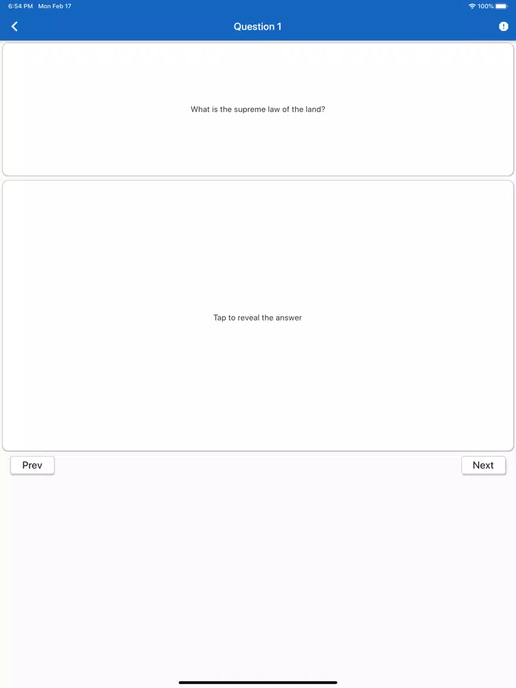 US Citizenship Test For 2020 iPad  スクリーンショット