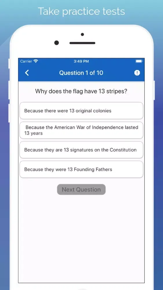US Citizenship Test For 2020应用截图