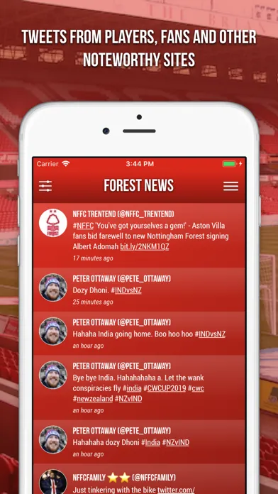 Capturas de tela do Forest News - Fan App