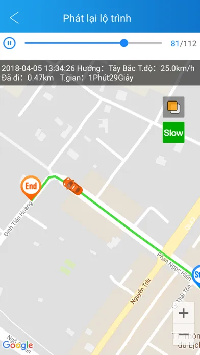 ภาพหน้าจอของ Vietmap iCAM