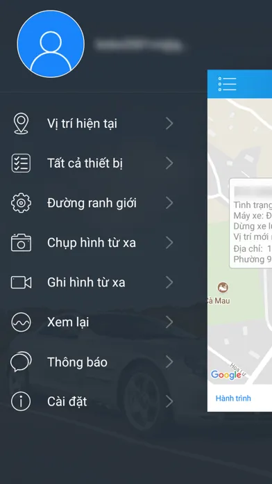 ภาพหน้าจอของ Vietmap iCAM