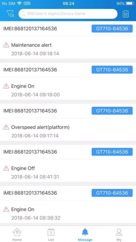 Tracksolid SE স্ক্রিনশট