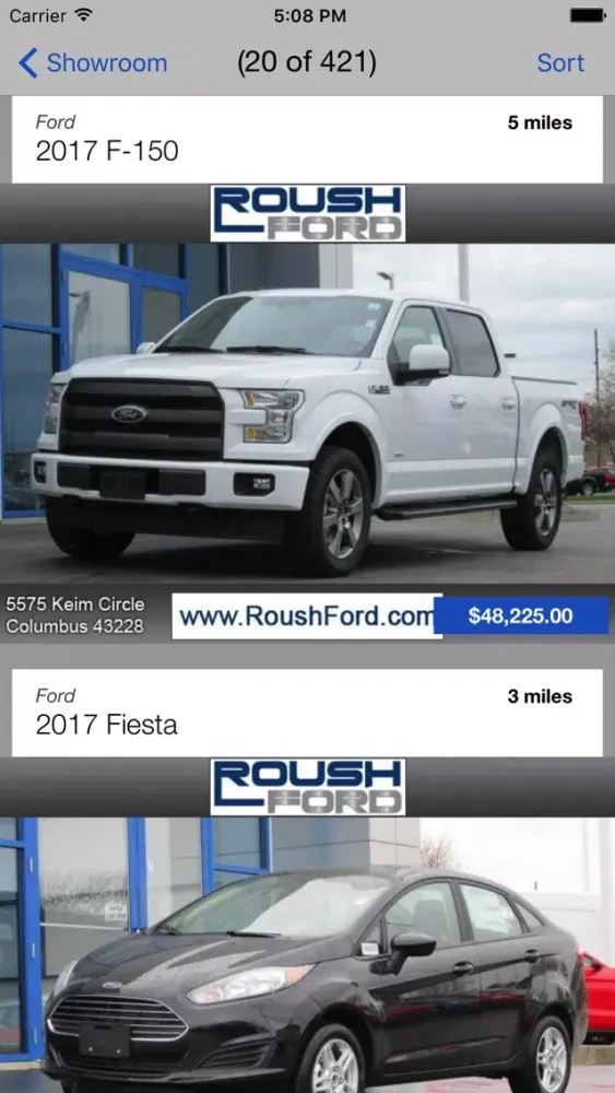 Roush Ford DealerApp スクリーンショット