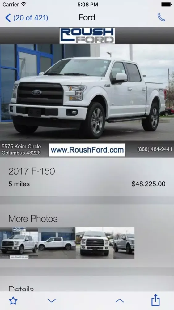 Roush Ford DealerApp スクリーンショット