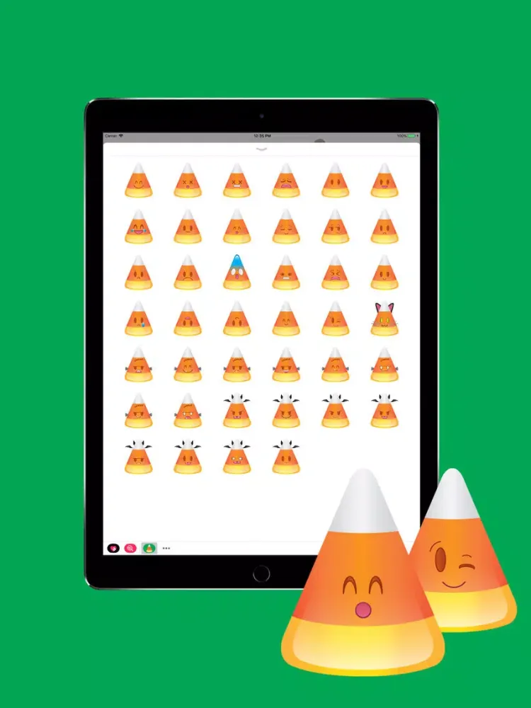 Candy Corn Emojis iPad  Ekran Görüntüleri