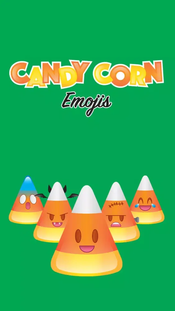 Candy Corn Emojis Ekran Görüntüleri