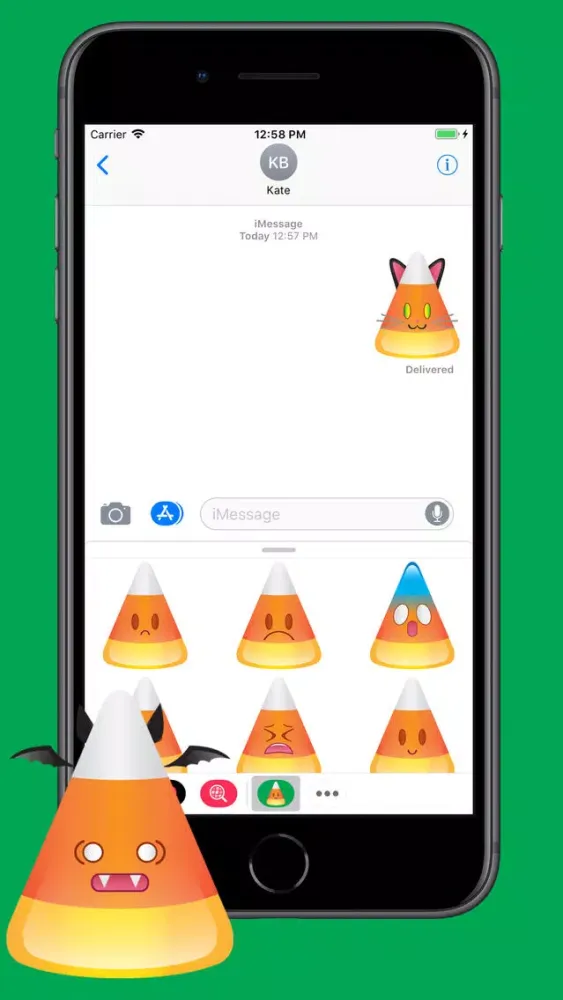 Candy Corn Emojis Ekran Görüntüleri