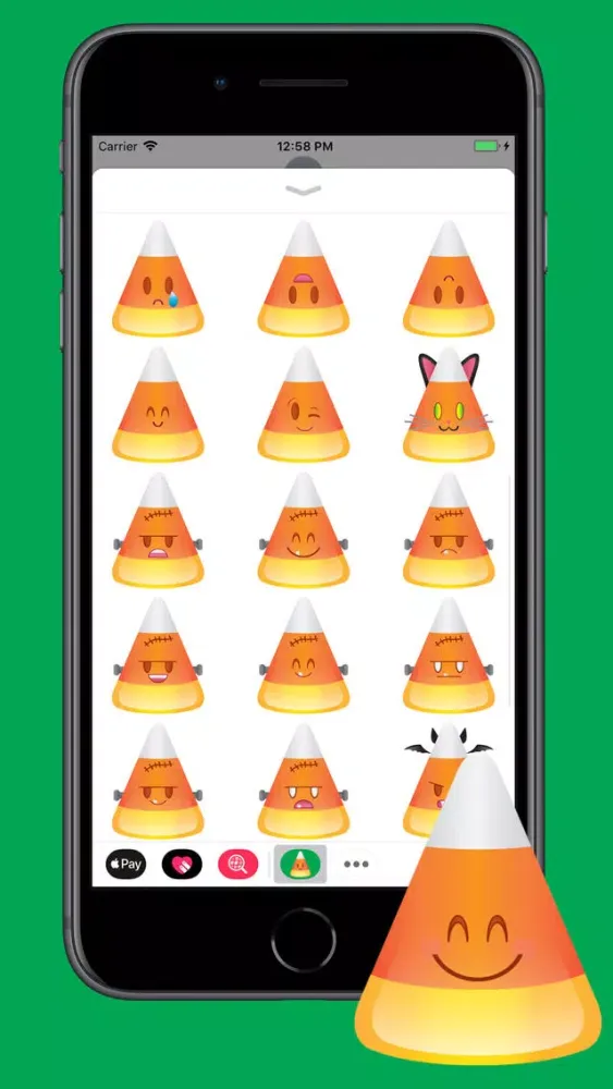 Candy Corn Emojis Ekran Görüntüleri