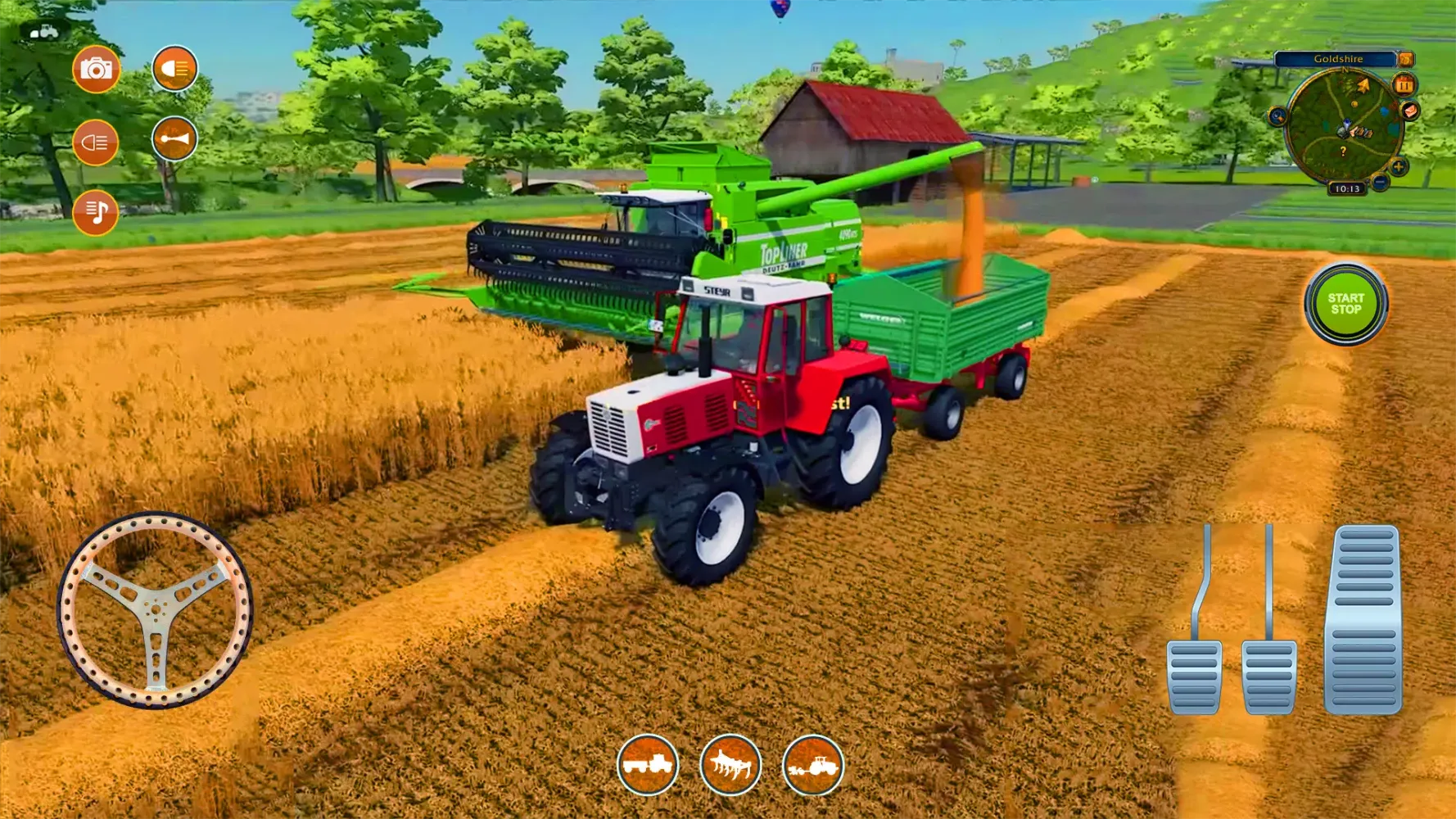 Indian Tractor Driving Sim 3D應用截圖
