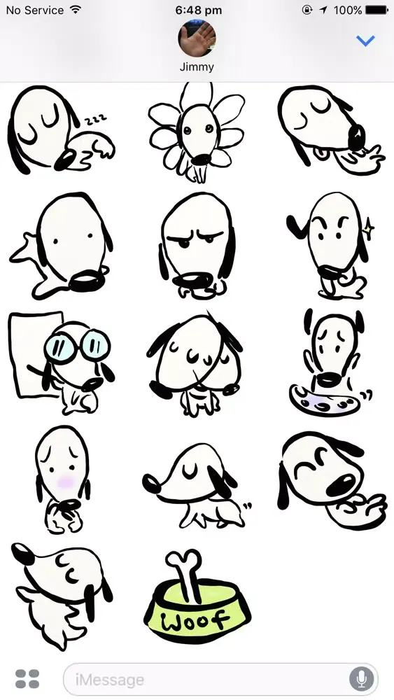 Woofy Stickers سکرین شاٹس