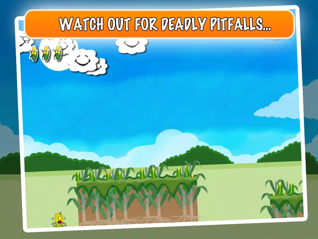 Capturas de tela do `Baby Corn Run Race Free - Easy Kids Jump Chase Racing by Top Crazy Games iPad 