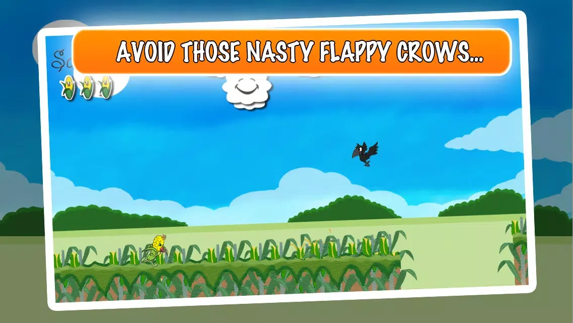 Capturas de tela do `Baby Corn Run Race Free - Easy Kids Jump Chase Racing by Top Crazy Games