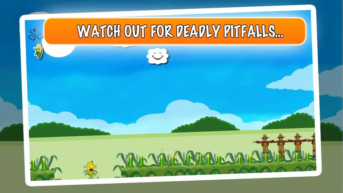 Capturas de tela do `Baby Corn Run Race Free - Easy Kids Jump Chase Racing by Top Crazy Games
