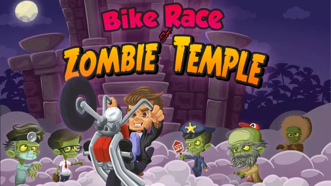 ````Action Bike Race of Zombie Temple: Dead Chase Racing स्क्रीनशॉट
