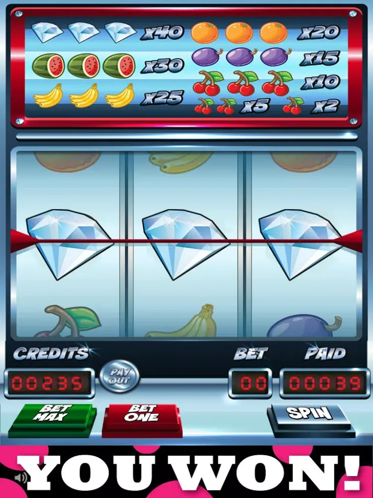 Скриншоты AA Casino Lucky Diamond Fruit Poker Vegas Slots - Slot Machine with Fun Prize Wheel and Blackjack iPad 