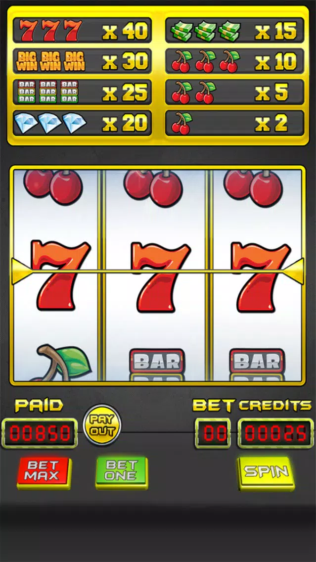 Screenshot di `Lucky Gold Vegas 777 Slots - Slot Machine with Casino 21 Blackjack, Prize Wheel