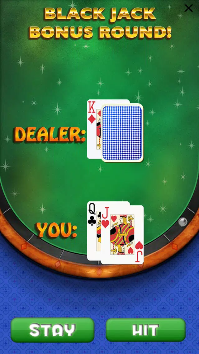 Screenshot di `Lucky Gold Vegas 777 Slots - Slot Machine with Casino 21 Blackjack, Prize Wheel