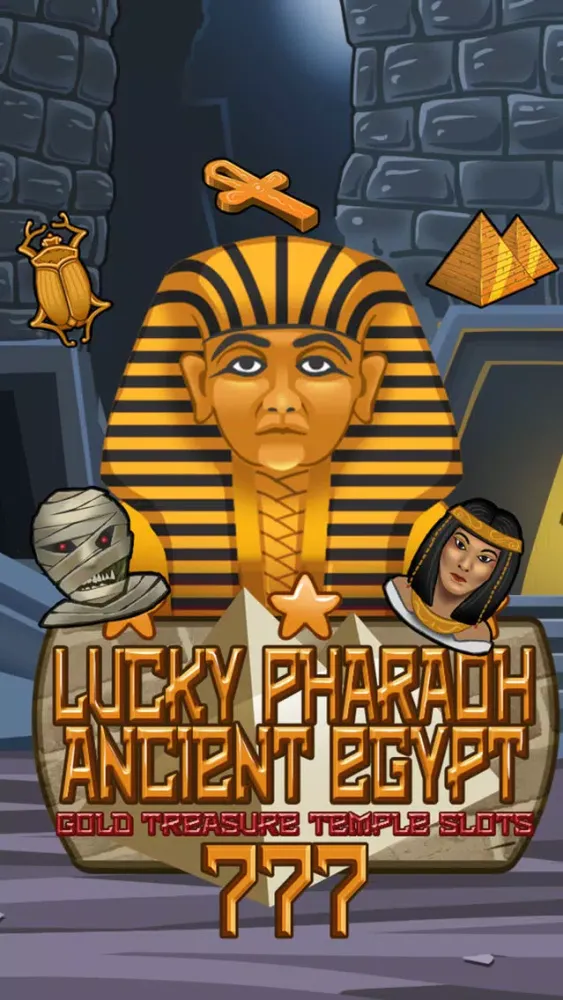 Tangkapan layar `Lucky Pharaoh Egypt Gold Treasure Temple Casino Slots Free