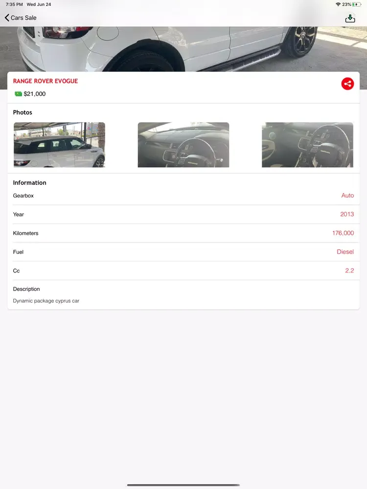 Captures d'écran de Jimmys Cars iPad 