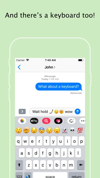 Tangkapan skrin Glyph - Emoji Search