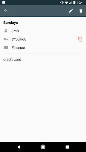 eZ Password Manager Screenshots