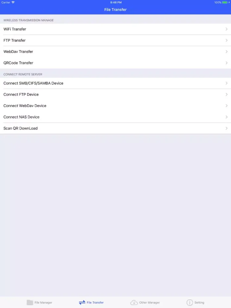 Screenshot di File Box Manager iPad 