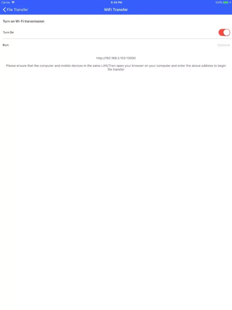 Screenshot di File Box Manager iPad 