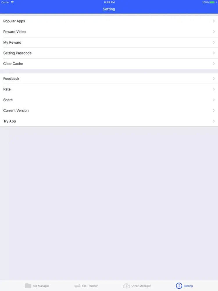 Screenshot di File Box Manager iPad 