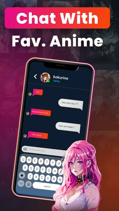 Tangkapan skrin Anime AI:Waifu Chatbot Fantasy